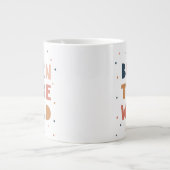 Geboren, wild zu sein Jumbo-Tasse (Vorderseite)