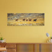 Geboren Wild zu sein! Leinwanddruck (Insitu (Wohnzimmer))