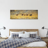 Geboren Wild zu sein! Leinwanddruck (Insitu (Schlafzimmer))