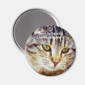 Geboren, wild zu sein magnet (Vorderseite/Rückseite)