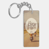 Geboren, wild zu sein schlüsselanhänger (Vorderseite links)