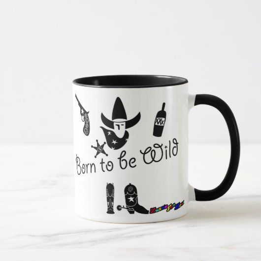 Geboren, wild zu sein - Tasse (Rechts)