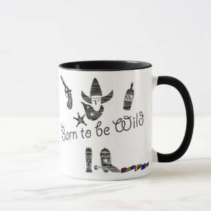 Geboren, wild zu sein - Tasse - Holz