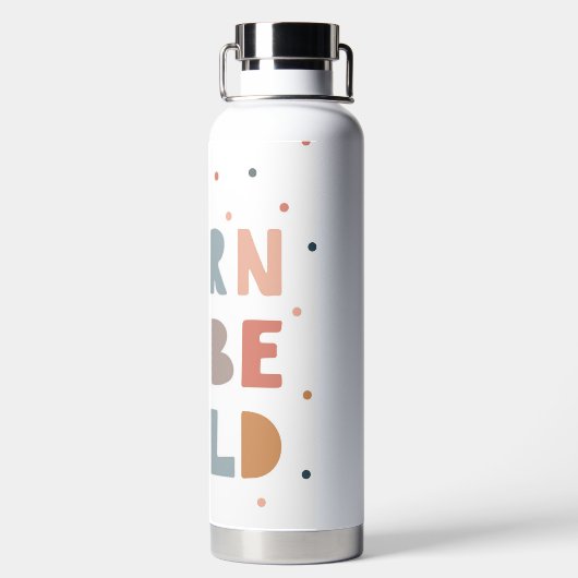 Geboren, wild zu sein trinkflasche (Rückseite)