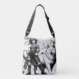 Geboren, wild zu sein, zu töten. tragetaschen mit langen trägern