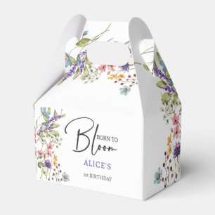 Geboren, wilde Blume zu blühen Kindergeburtstag Geschenkschachtel