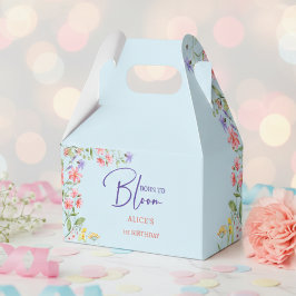 Geboren, wilde Blume zu blühen Kindergeburtstag Geschenkschachtel