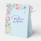 Geboren, wilde Blume zu blühen Kindergeburtstag Geschenkschachtel (Rückseite)