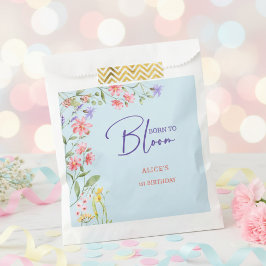 Geboren, wilde Blume zu blühen Kindergeburtstag Geschenktütchen