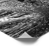 Geboren, wilde Schwarz-Weiß-Laufpferde zu sein Poster (Ecke)