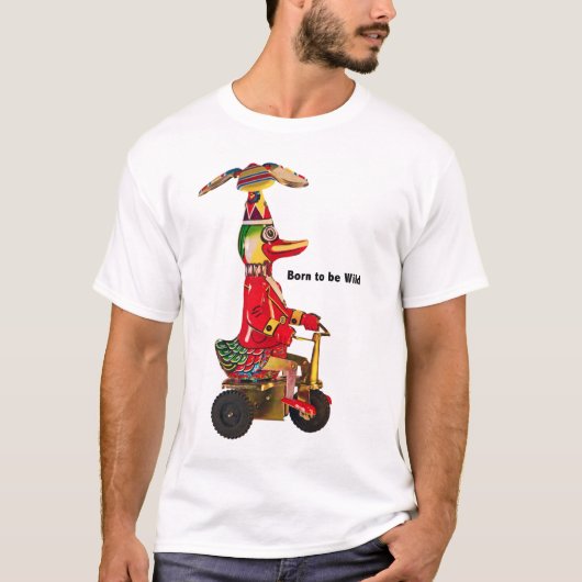 Geboren, wilder T - Shirt zu sein (Vorderseite)