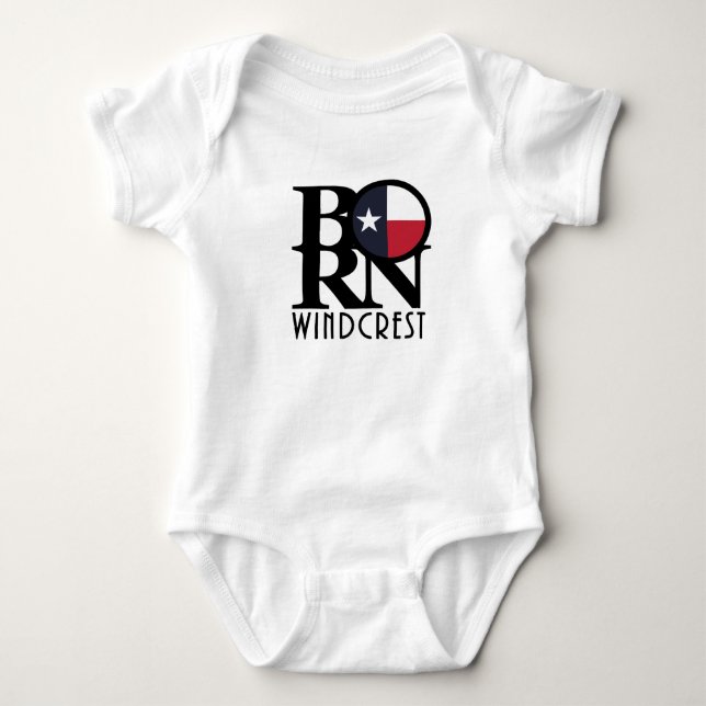 GEBOREN Windcrest Texas Baby Strampler (Vorderseite)