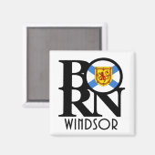 GEBOREN Windsor Nova Scotia Magnet (Vorderseite/Rückseite)