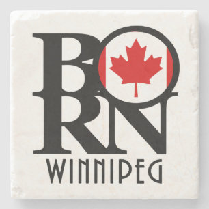 GEBOREN Winnipeg Steinuntersetzer