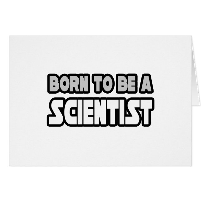 Geboren, Wissenschaftler zu sein (Vorderseite (Horizontal))