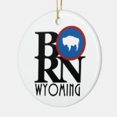 GEBOREN Wyoming Keramik Ornament (Links)
