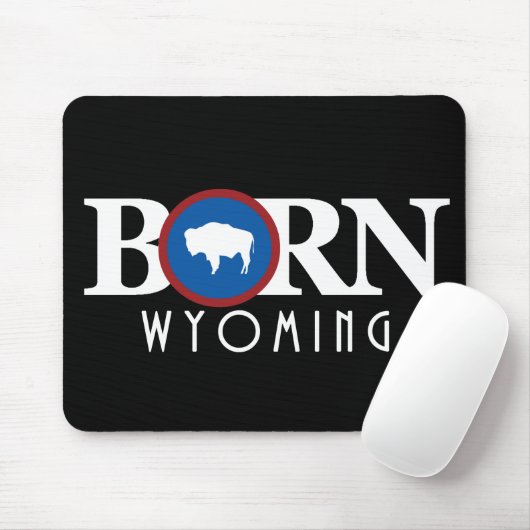 GEBOREN Wyoming Mousepad (Mit Mouse)