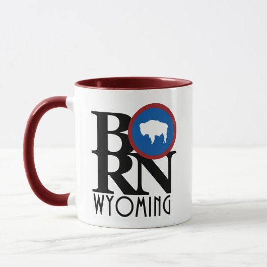 GEBOREN Wyoming Tasse (Links)