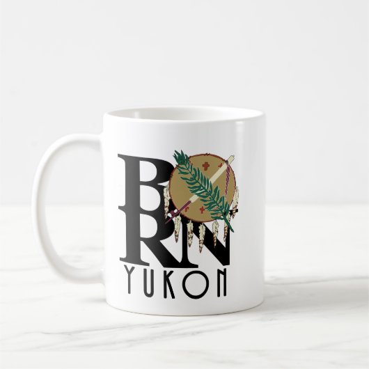 GEBOREN Yukon OK 11oz Kaffeetasse (Links)