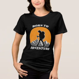 Geboren zu Adventure - Travel & Wilderness Tri-Blend Shirt