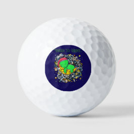 geboren zu Alien im Orbit schlafend Golfball