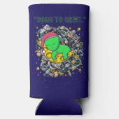 geboren zu Alien im Orbit schlafend Selters Dosenkühler (Rückseite)