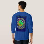 geboren zu Alien im Orbit schlafend Sweatshirt (Schwarz voll)