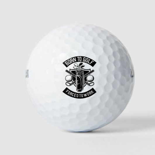 Geboren zu arbeiten golfball (Vorderseite)