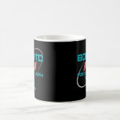 Geboren zu arbeiten kaffeetasse (Mittel)