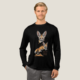 Geboren zu aufstehen - Fennec Fox Wüste Kunstmuseu Tri-Blend Shirt