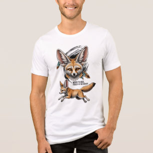 Geboren zu aufsteigen - Stammeswüste Fennec Fox Il Tri-Blend Shirt
