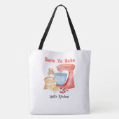 Geboren zu backen tasche (Rückseite)