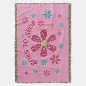 Geboren zu bestellen dekorative Throw Blanket Decke (Vorderseite Vertikal)
