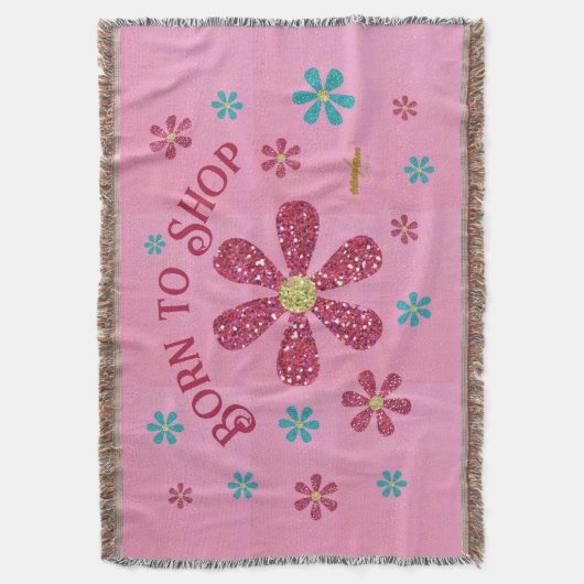 Geboren zu bestellen dekorative Throw Blanket Decke (Vorderseite Vertikal)