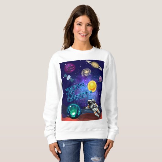 GEBOREN ZU BESTELLEN SWEATSHIRT (Vorne ganz)