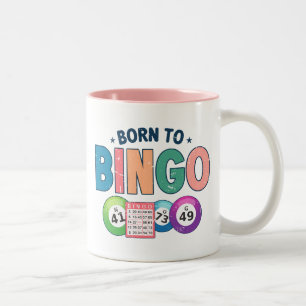 Geboren zu Bingo Zweifarbige Tasse