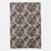 Geboren zu blühen - Gotisch Viktorianisch Geschirrtuch (Vertikal)