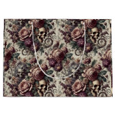 Geboren zu blühen - Gotisch Viktorianisch Große Geschenktüte (Vorderseite)