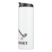 Geboren zu Böhmischer männlicher Golfer Thermal Tu Thermosbecher (Nach rechts gedreht)