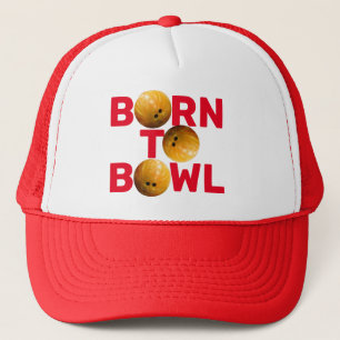 Geboren zu Bowl Bowler Bowling Spaß Truckerkappe