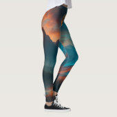 Geboren zu brennen Gothic Hexenmuster Leggings (Rechts)