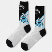 Geboren zu Chef / Tanz - Baby Blue Socks Socken (Linkes Detail)