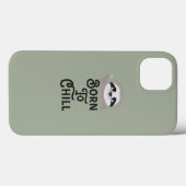 Geboren zu Chill Sloth Funny Case-Mate iPhone Hülle (Rückseite (Horizontal))