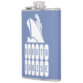 Geboren zu Cruise. Ein Geschenk für den Kreuzweg Flachmann (Links)