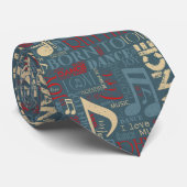 Geboren zu Dance Blue ID277 Krawatte (Gerollt)