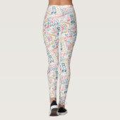Geboren zu Dance Blue ID277 Leggings (Rückseite)