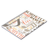 Geboren zu Dance Brown ID277 Notizblock (Linke Seite)