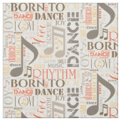 Geboren zu Dance Brown ID277 Stoff (Muster)