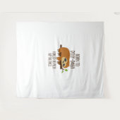 Geboren zu Dilly Dally musste das Tempo überholen Wandteppich (Vorderseite (Horizontal))