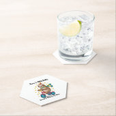 Geboren zu Dilly Dally Sloth Untersetzer (Vor Ort)